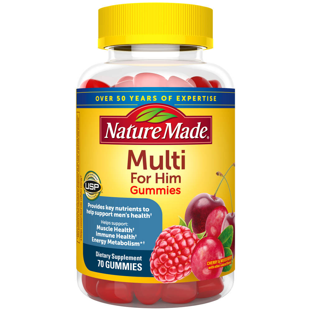 Nature Made For Him Multivitamin Gummies - 70ct