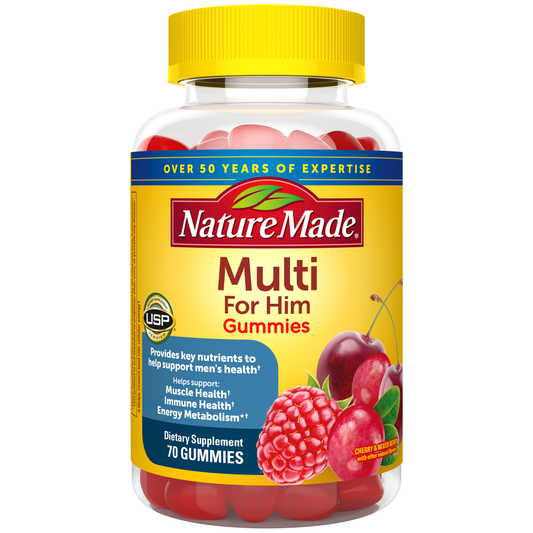 Nature Made For Him Multivitamin Gummies - 70ct