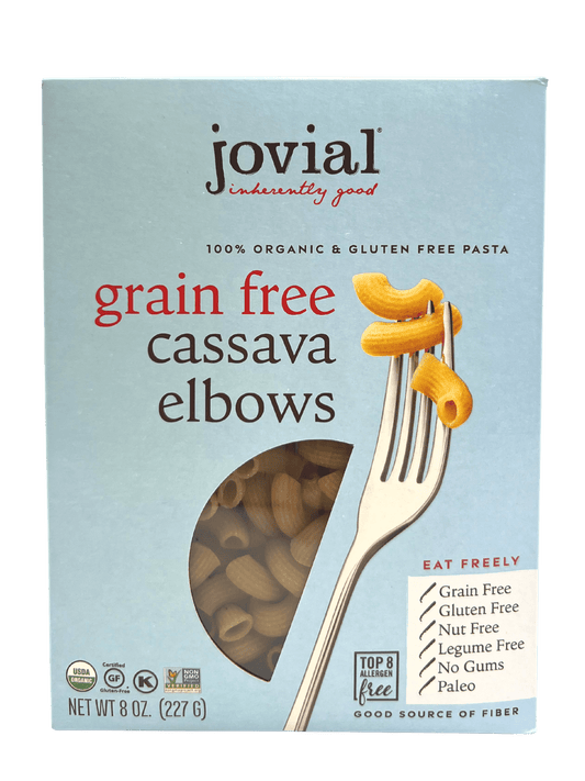 Elbows, Cassava, Organic, Jovial, Gluten-Free, Grain-Free