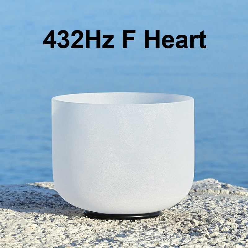 Crystal Sound Bowl Frosted Quartz