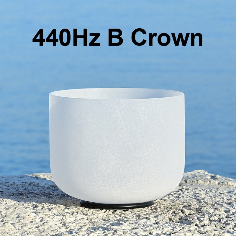 Crystal Sound Bowl Frosted Quartz