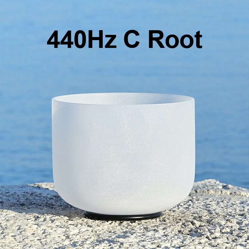 Crystal Sound Bowl Frosted Quartz