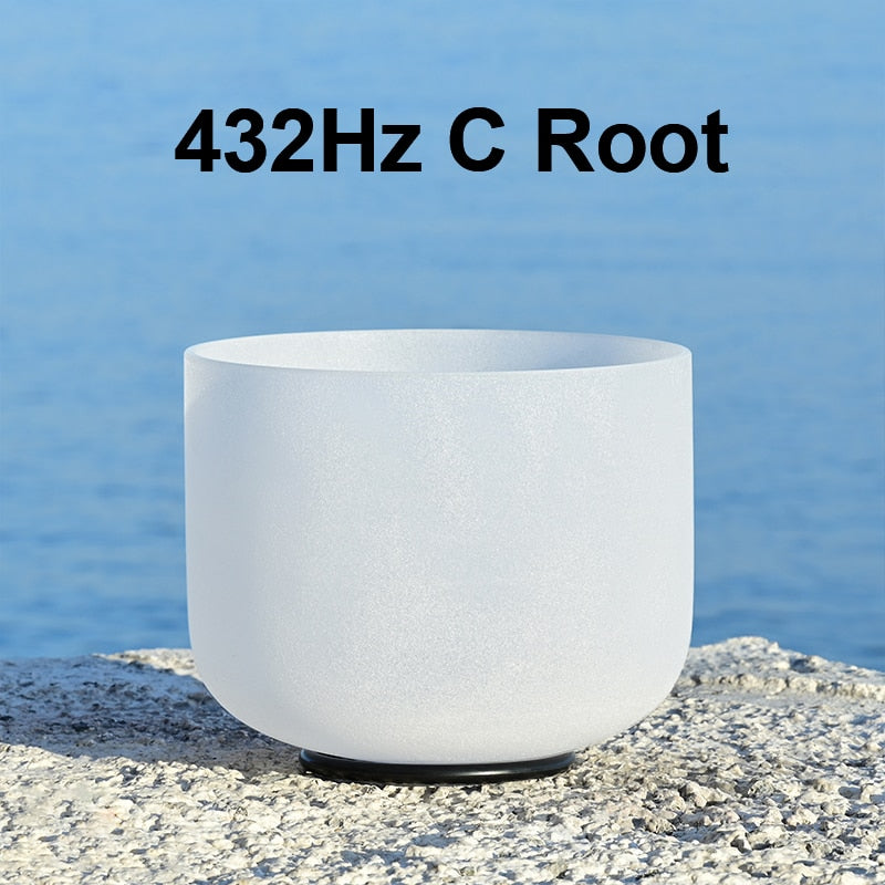 Crystal Sound Bowl Frosted Quartz