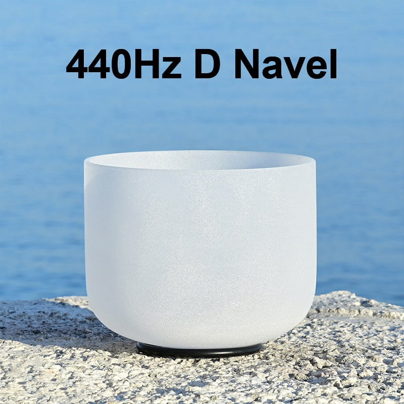 Crystal Sound Bowl Frosted Quartz