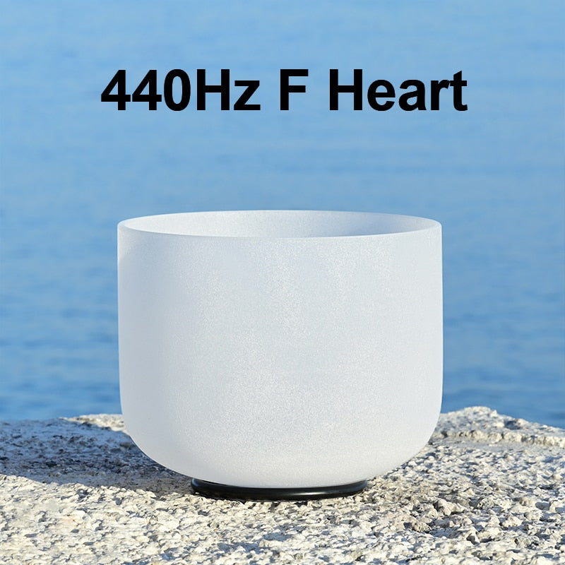 Crystal Sound Bowl Frosted Quartz
