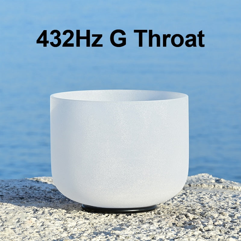 Crystal Sound Bowl Frosted Quartz