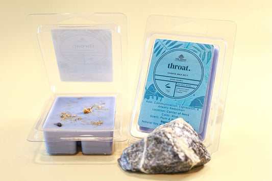 Throat Chakra – Luxe Hand-Poured Natural Soy Wax Melts