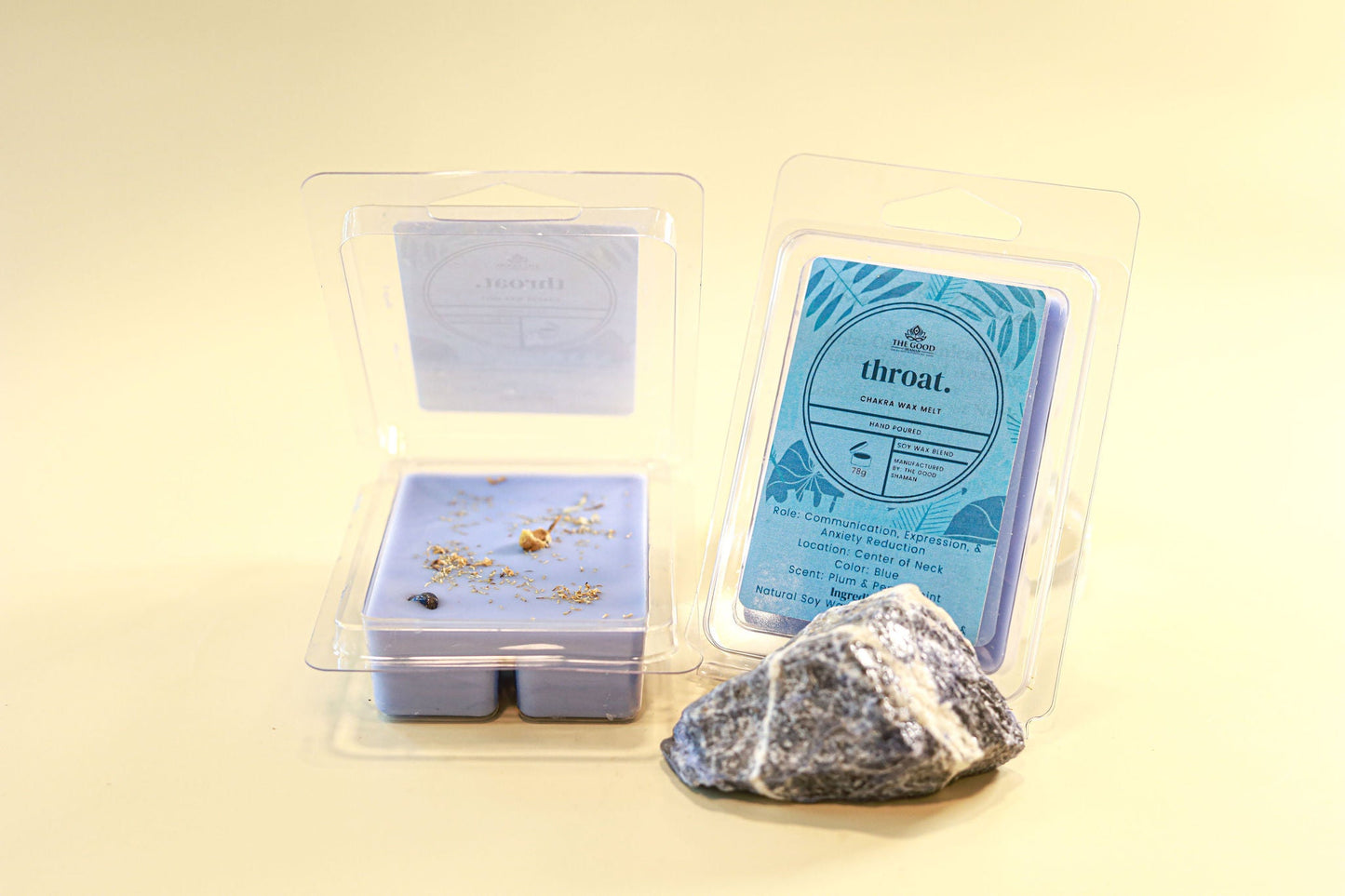 Throat Chakra – Luxe Hand-Poured Natural Soy Wax Melts