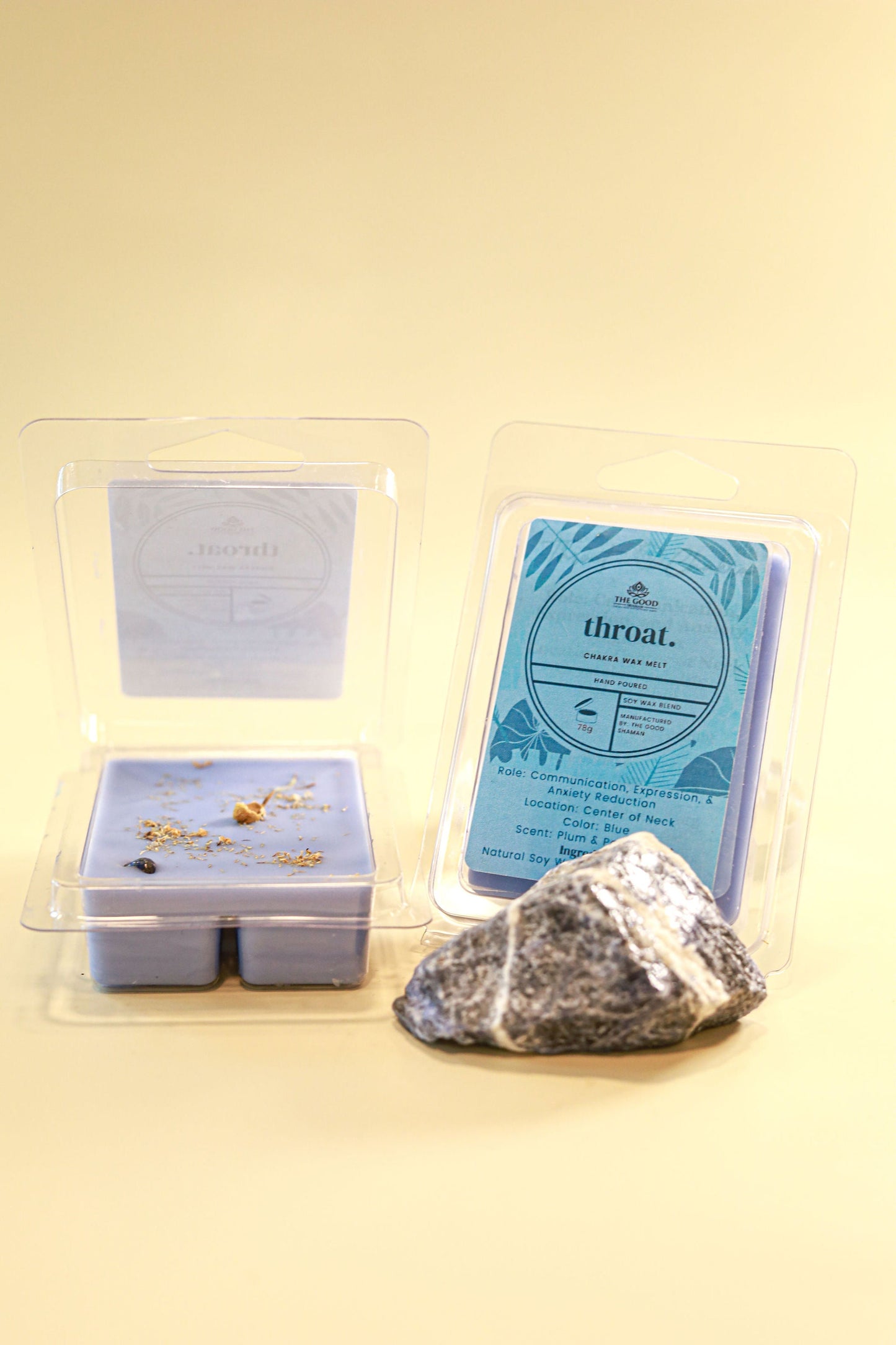 Throat Chakra – Luxe Hand-Poured Natural Soy Wax Melts