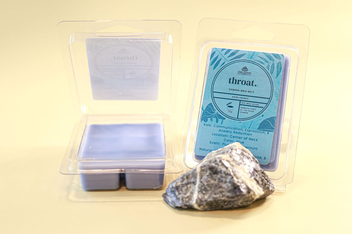 Throat Chakra – Luxe Hand-Poured Natural Soy Wax Melts