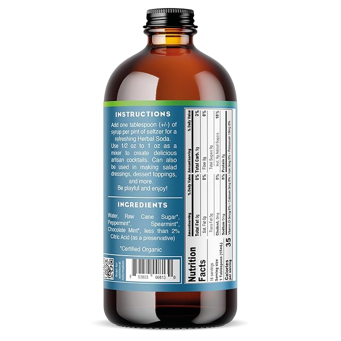 Triple Mint Simple Syrup - Organic