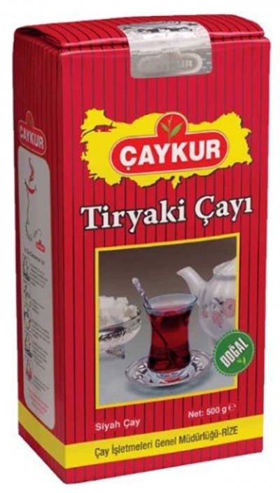 Çaykur Tiryaki Turkish Black Tea - Premium 500g Loose Leaf, Rich Flavor and Aroma
