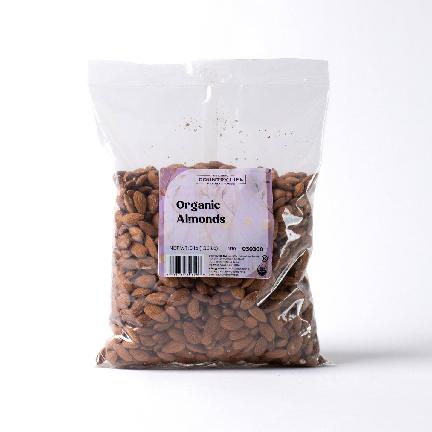 Almonds, Whole, Organic