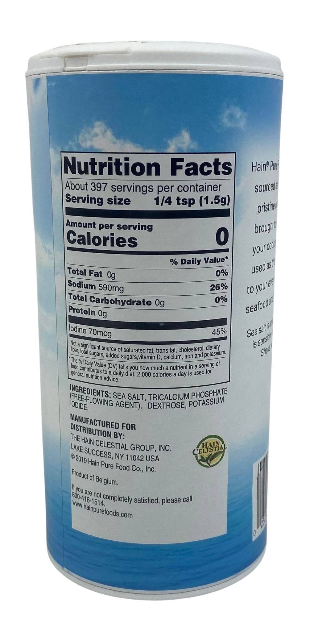 Sea Salt, Iodized